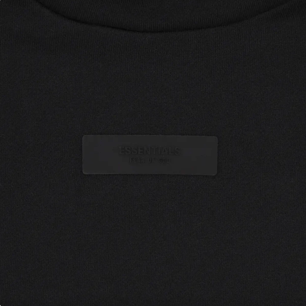 Hoodie Essentials Jet Black Pullover SS24