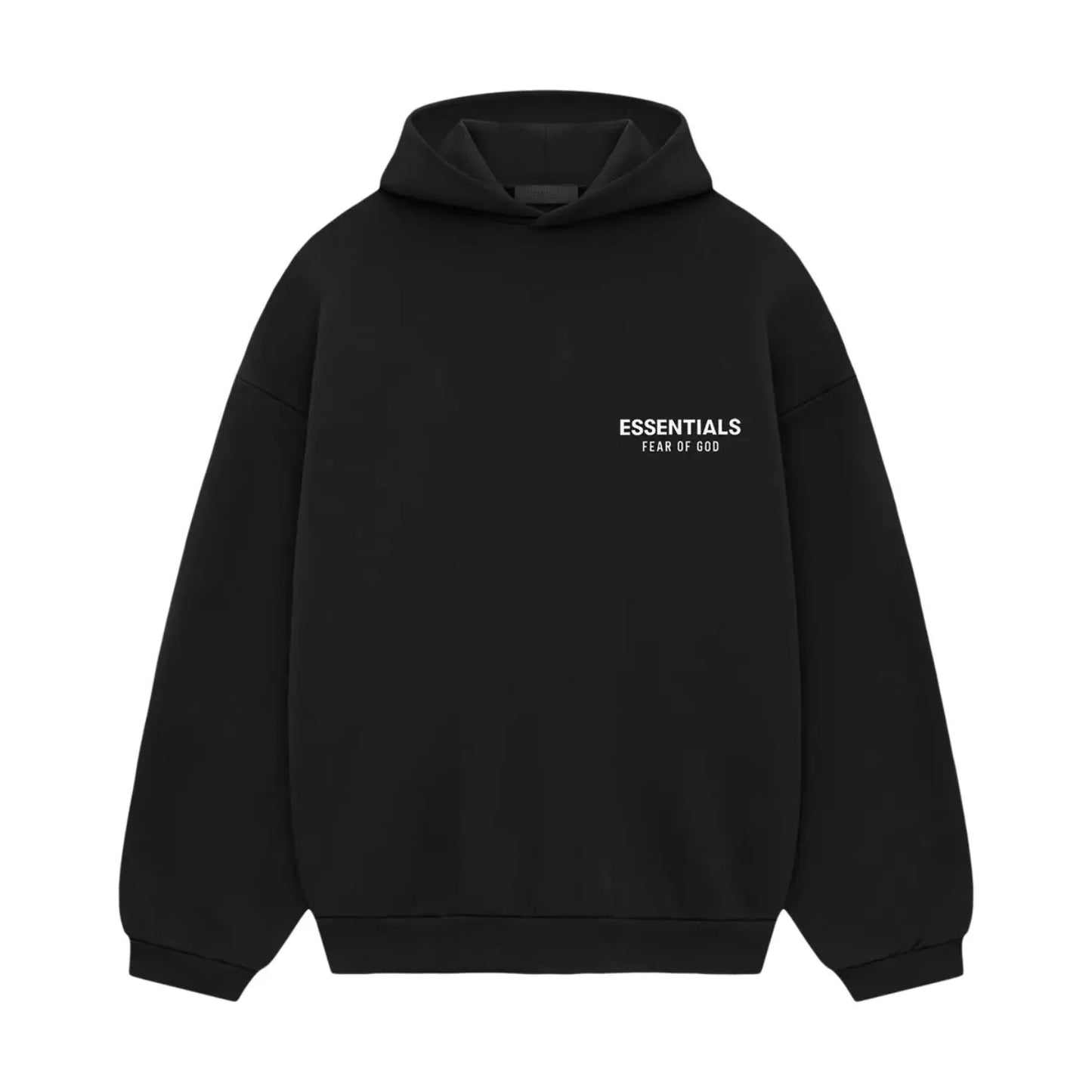 Hoodie Essentials Black Fleece