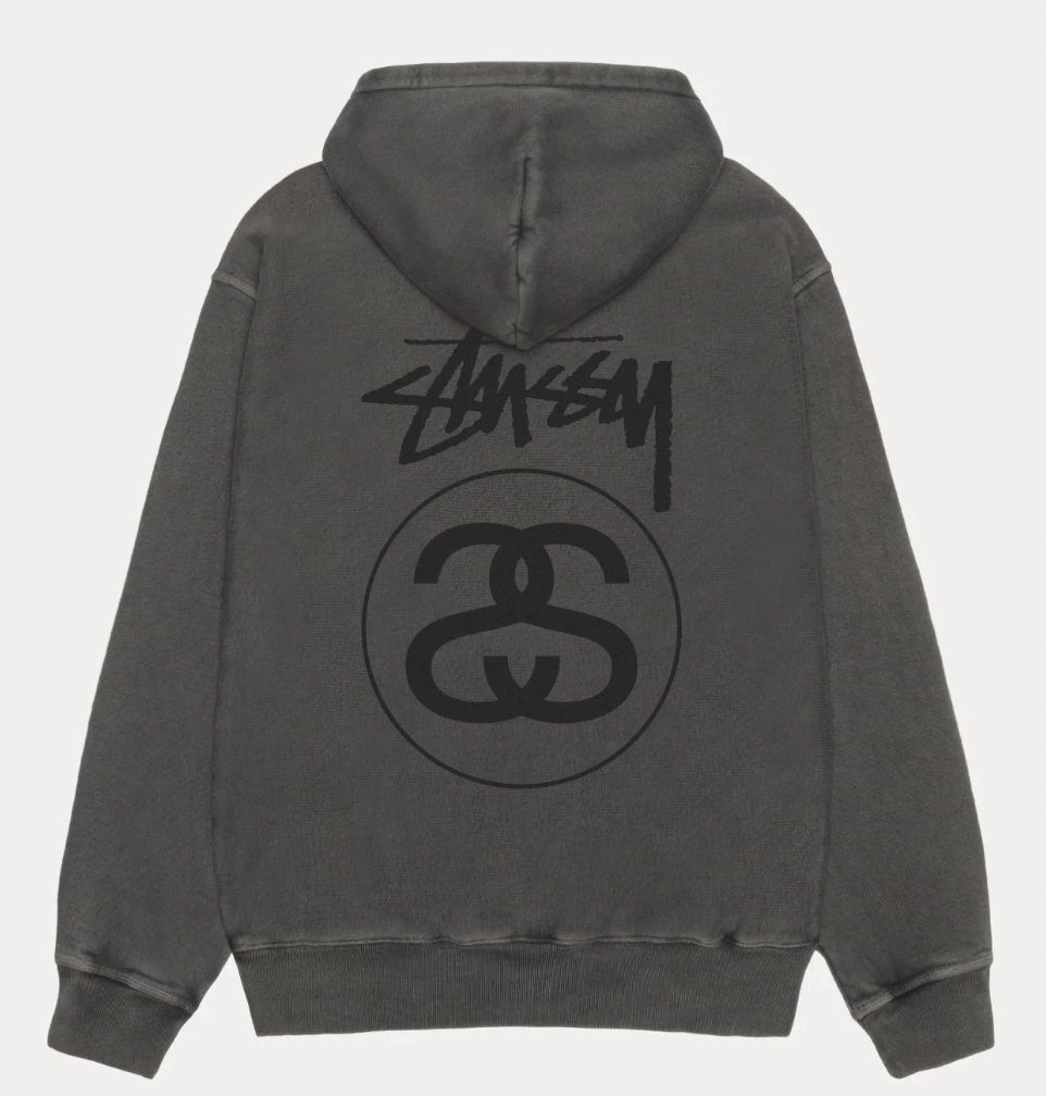 Hoodie Stussy  Stock Link hoodie pigment dyed