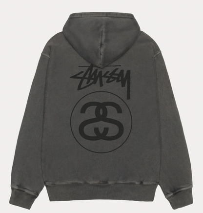 Hoodie Stussy  Stock Link hoodie pigment dyed