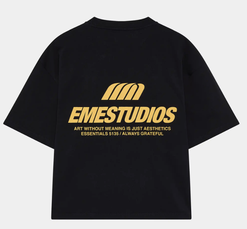 Eme Studios Polera Meaning Black Oversized