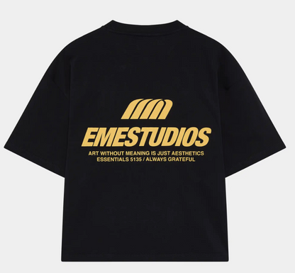 Eme Studios Polera Meaning Black Oversized