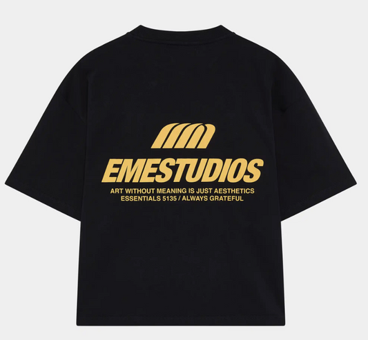 Eme Studios Polera Meaning Black Oversized