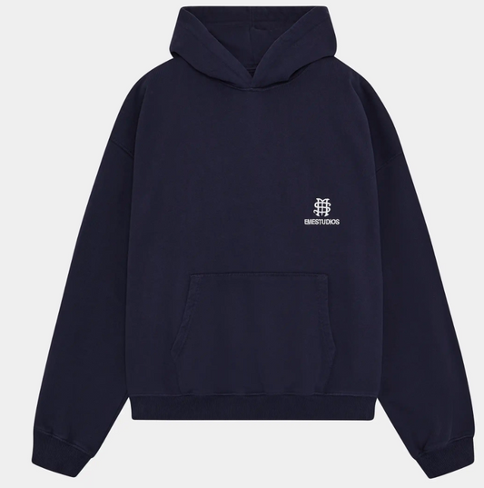 Eme Studios Hoodie Daily Navy Oversized