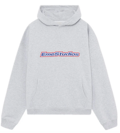 Eme Studios Hoodie   Box Heather Grey Oversized