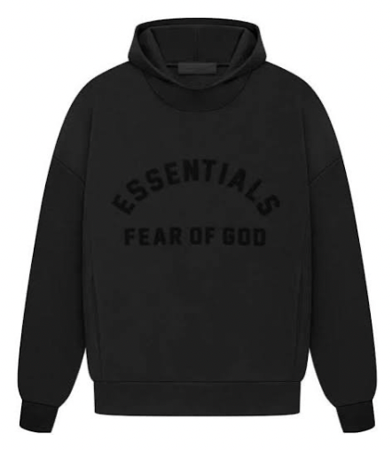 Hoodie Essentials Jet Black