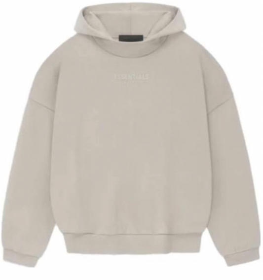 Hoodie Essentials Silver Cloud