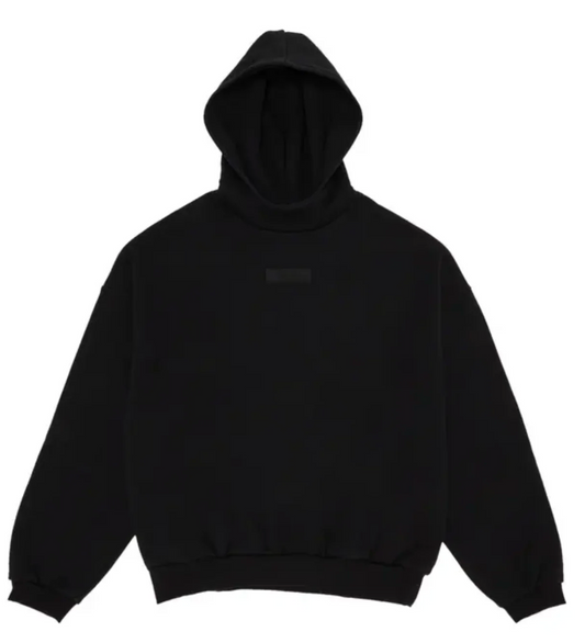 Hoodie Essentials Jet Black Pullover SS24