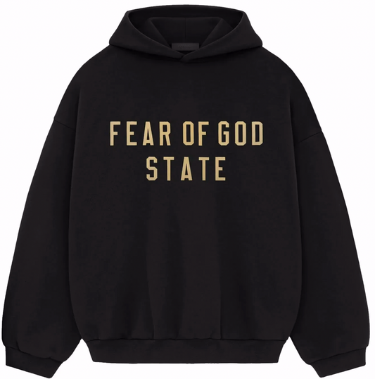 Hoodie Essentials Black Fear of God State