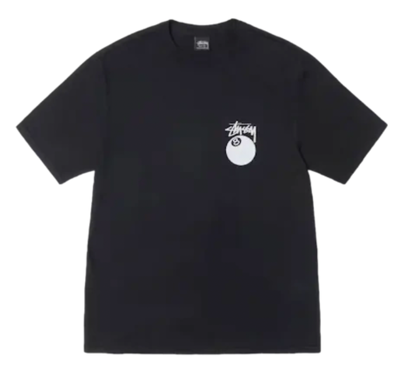 Stussy  8 Ball pigment black