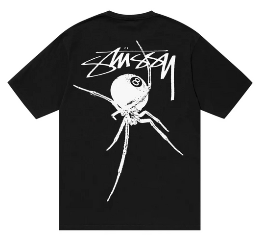 Stussy Arachnid Pig Dyed Black