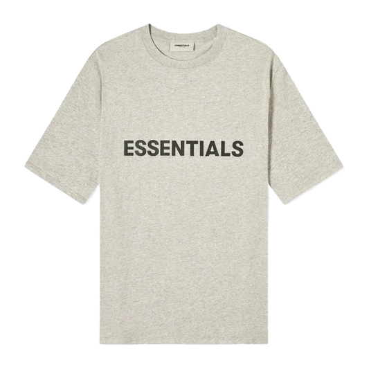 Polera Essentials gray Applique logo 3D silicon fw20